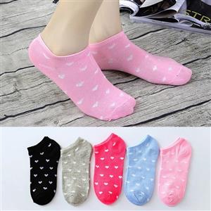pack of 2 pairs of black cute socks for women