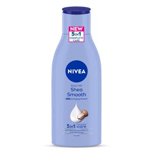 Nivea Body Lotion For Dry Skin, Shea Smooth, With Shea Butter, For Men & Women, 75ML