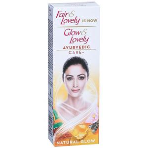Glow & Lovely Natural Face Cream Ayurvedic Care 50g Tube