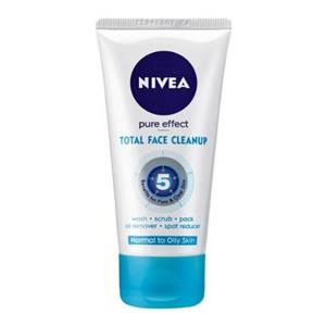Nivea Total face Clean-up Benefits for pure and clear Skin, 50 ml